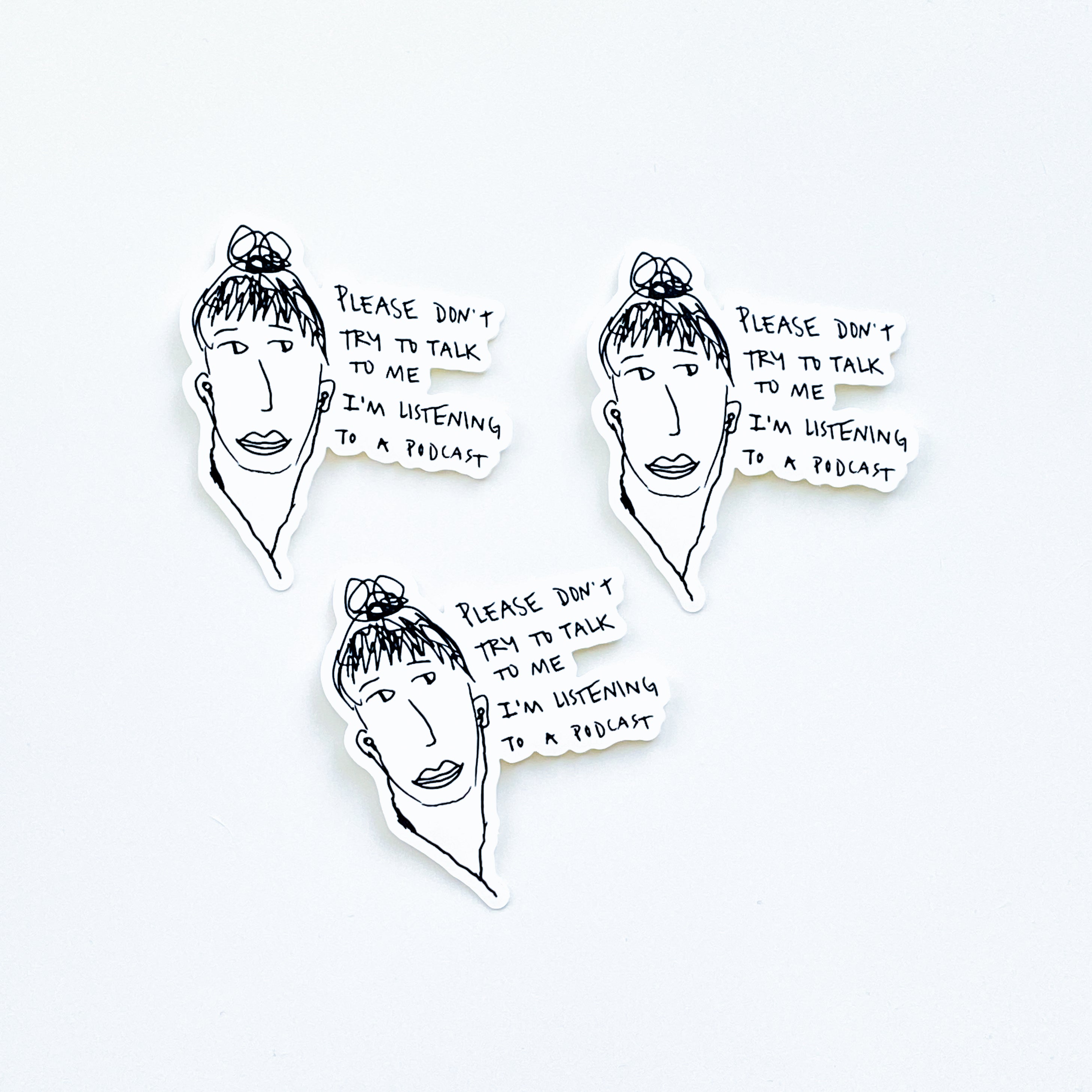 podcast sticker