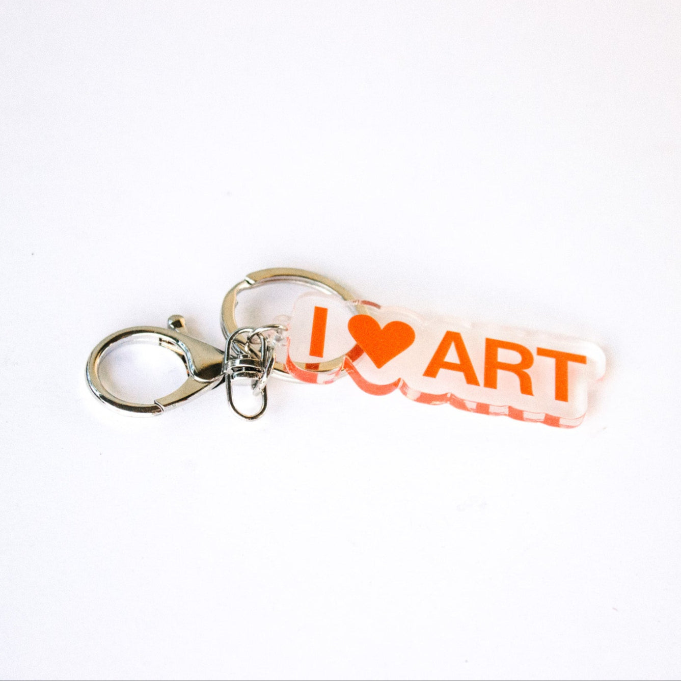 I <3 ART keychain