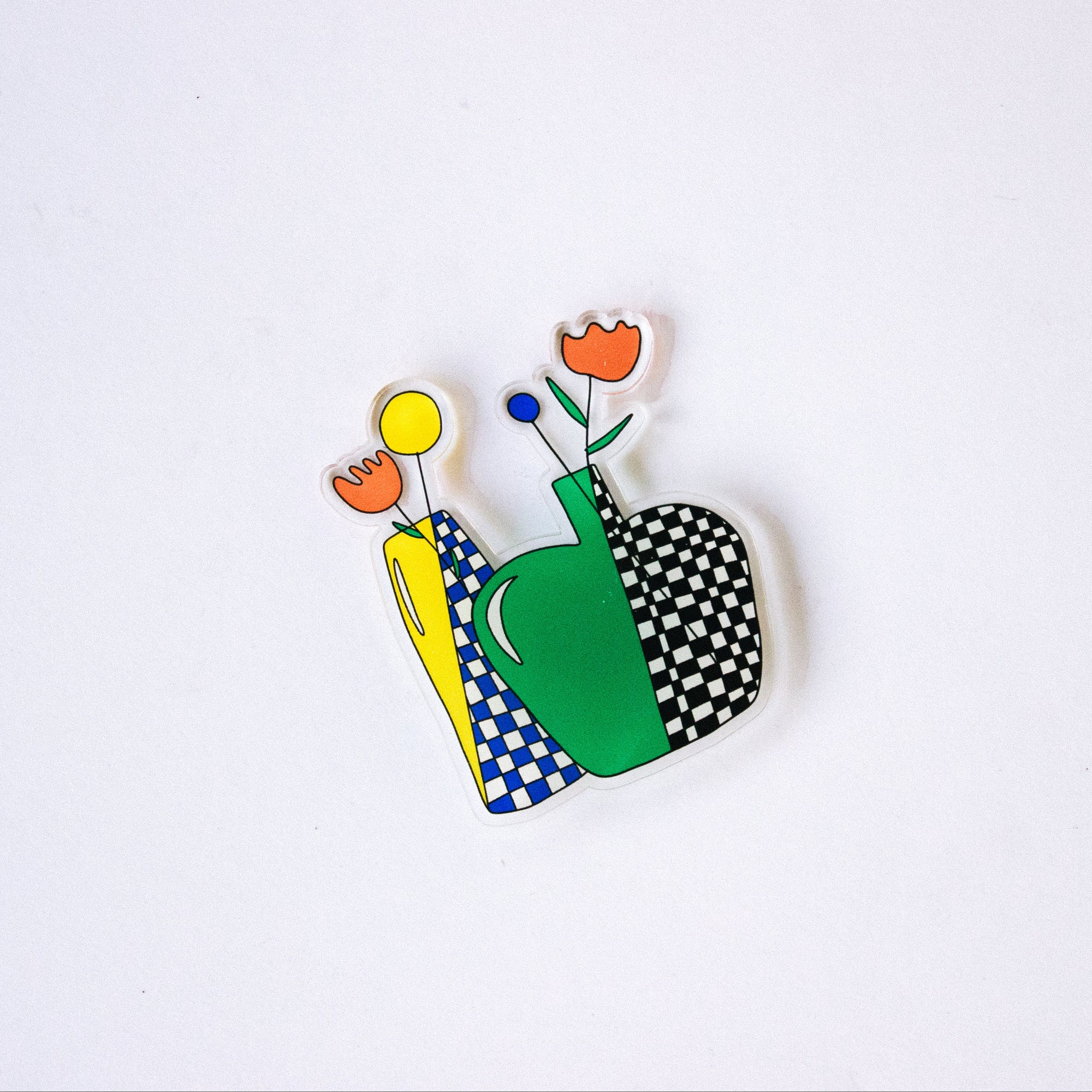 flowers in vases magnet