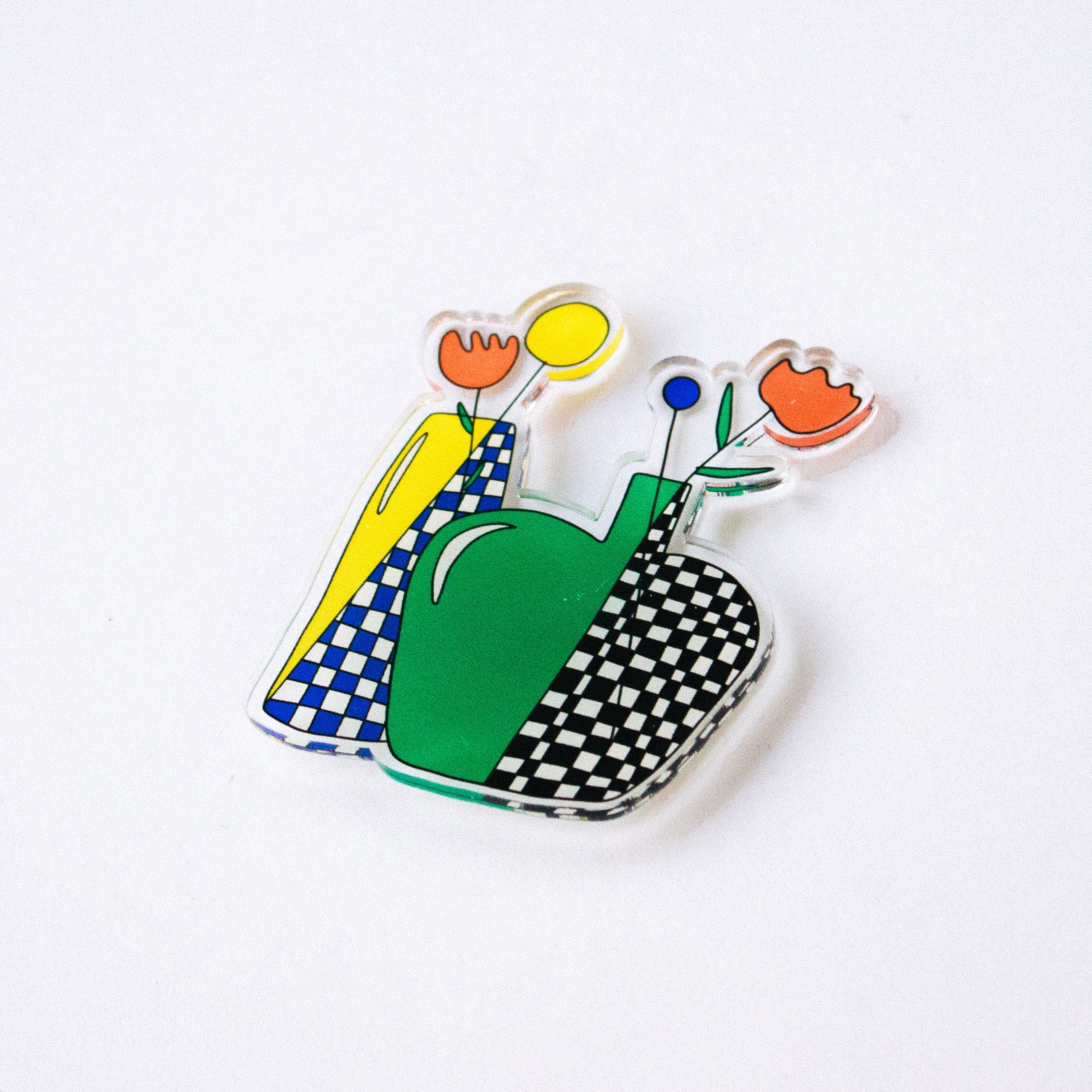 flowers in vases magnet