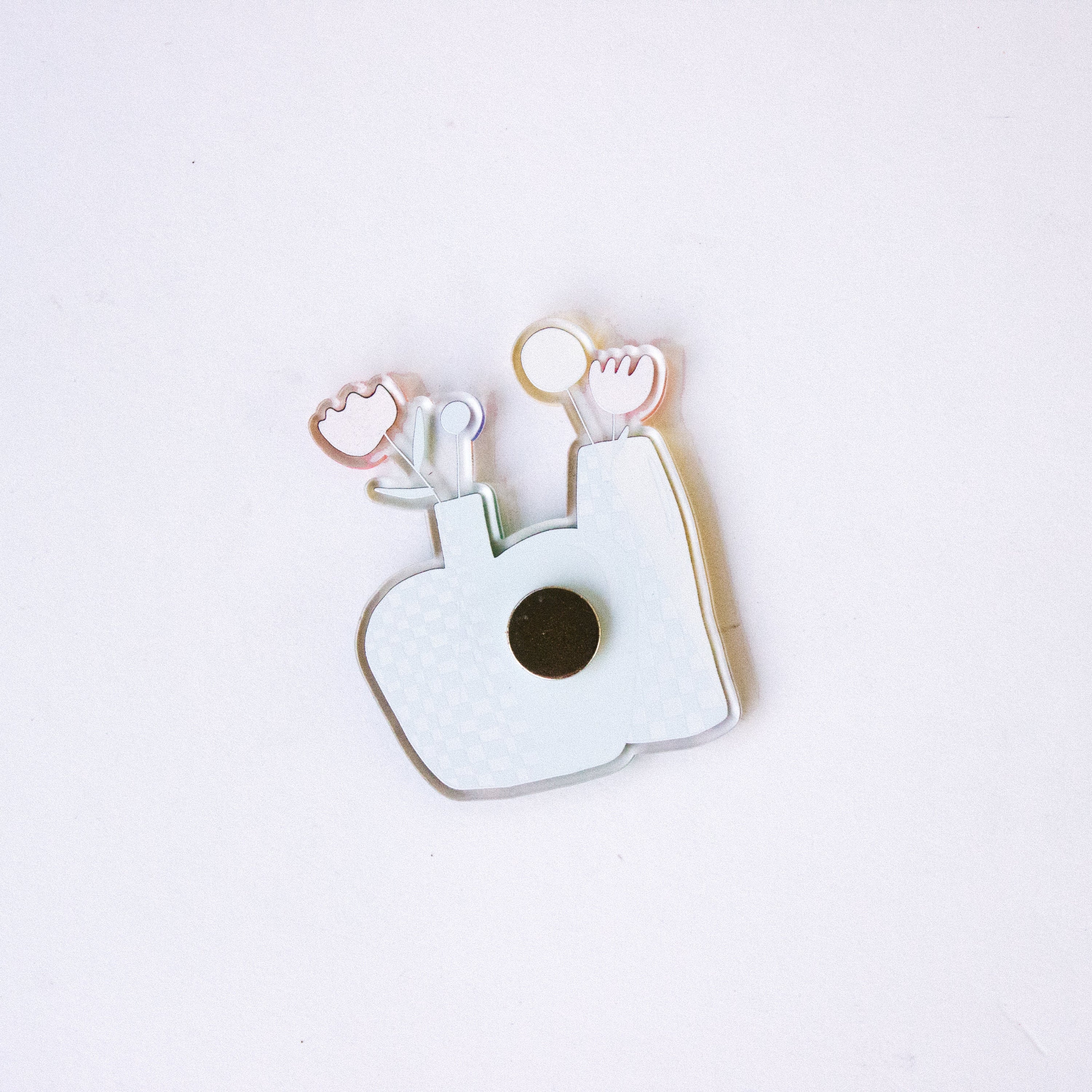 flowers in vases magnet