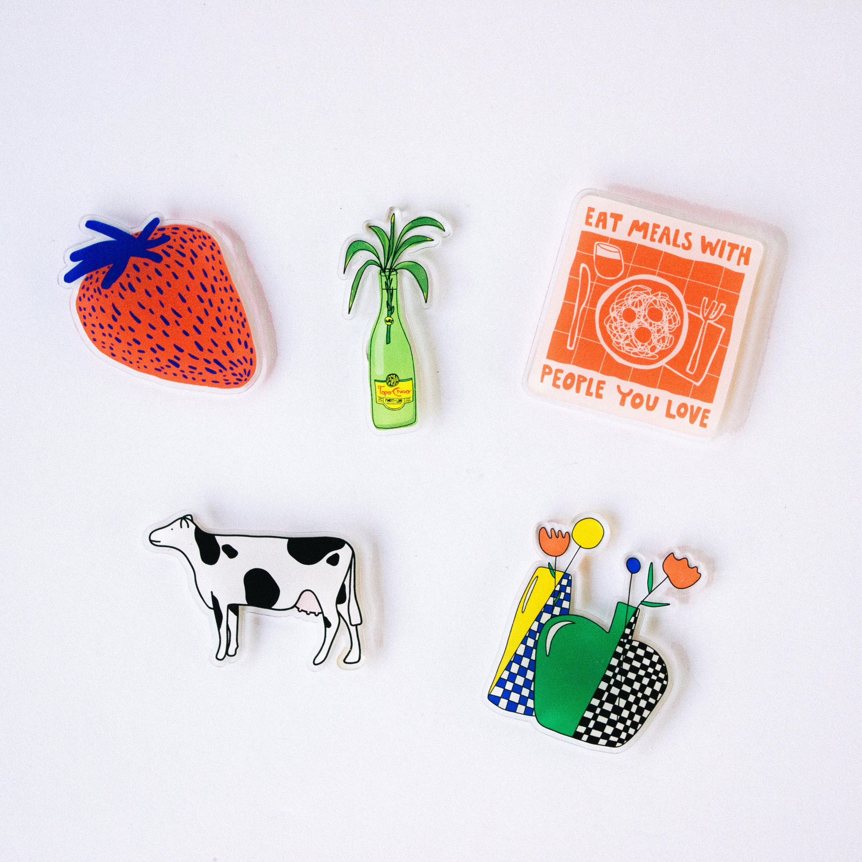 eat meals with people you love magnet