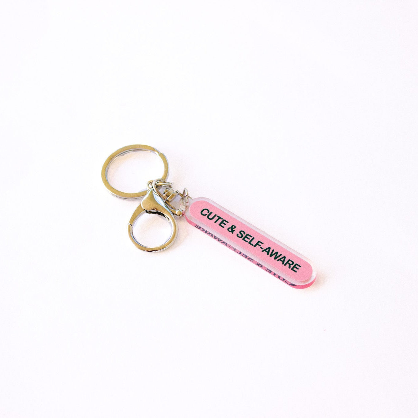 cute & self-aware keychain