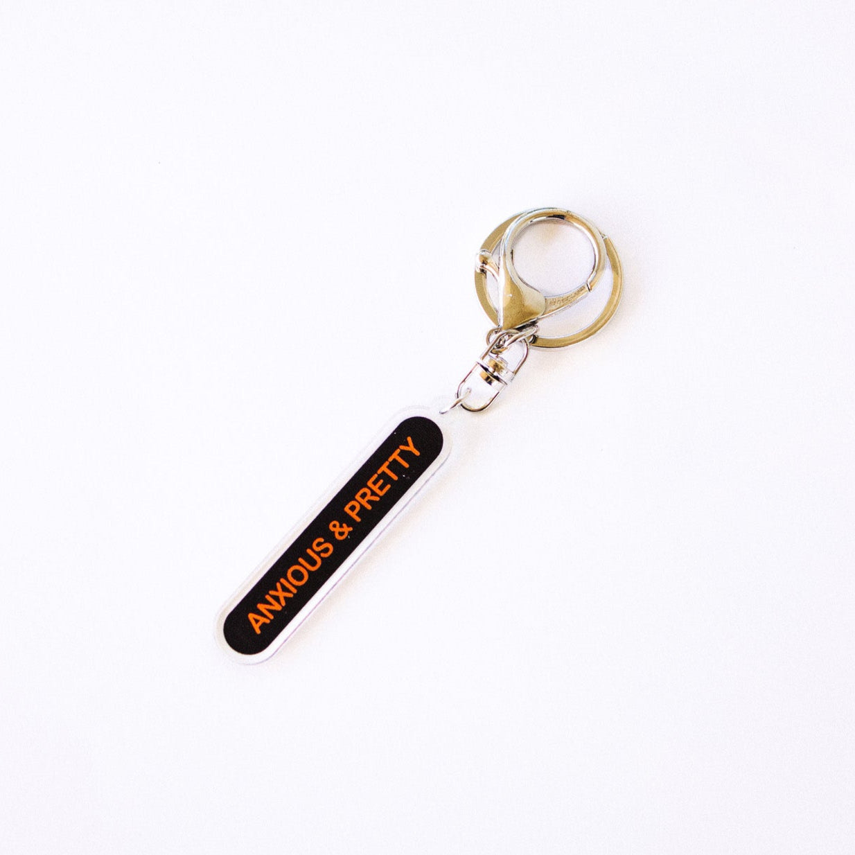 anxious & pretty keychain