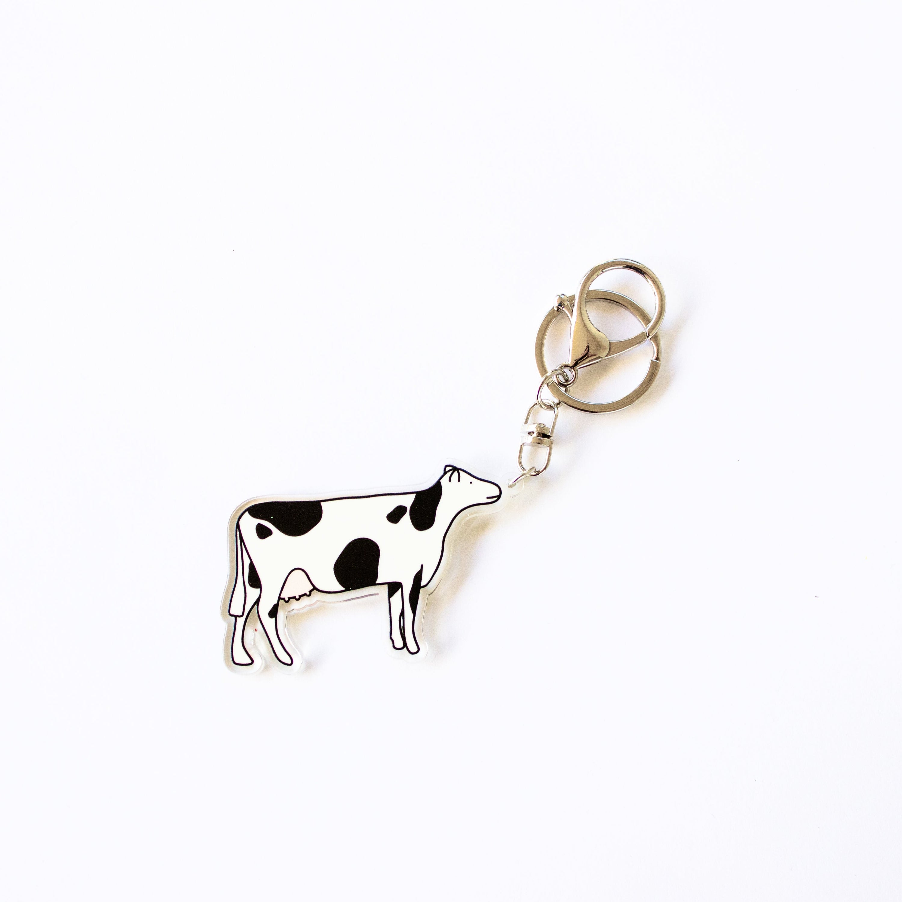 cow keychain