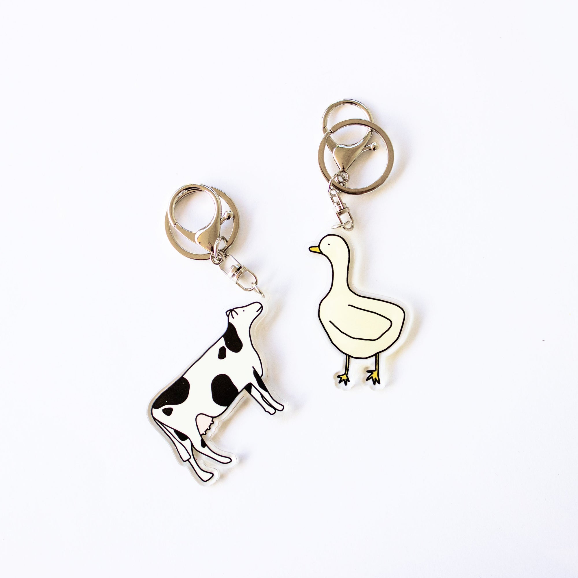 cow keychain