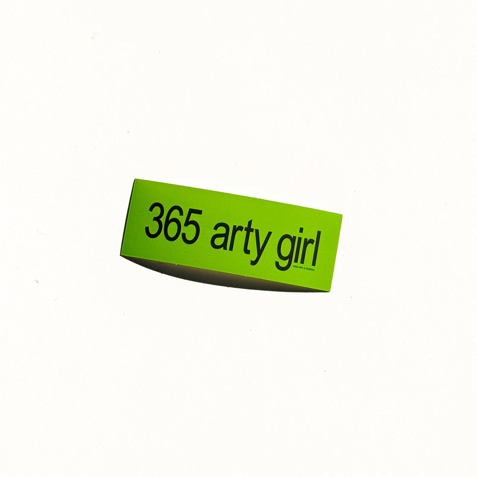 365 arty girl (brat) sticker