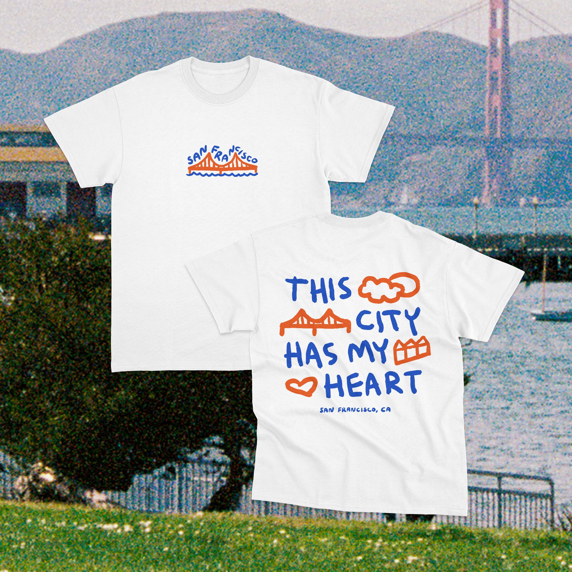 san francisco / this city has my heart - short sleeve tee