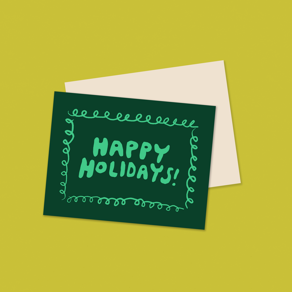 happy holidays no. 1 greeting card