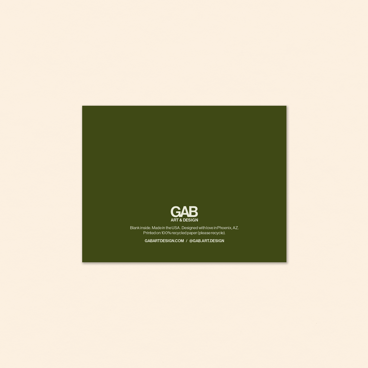 holiday drama greeting card