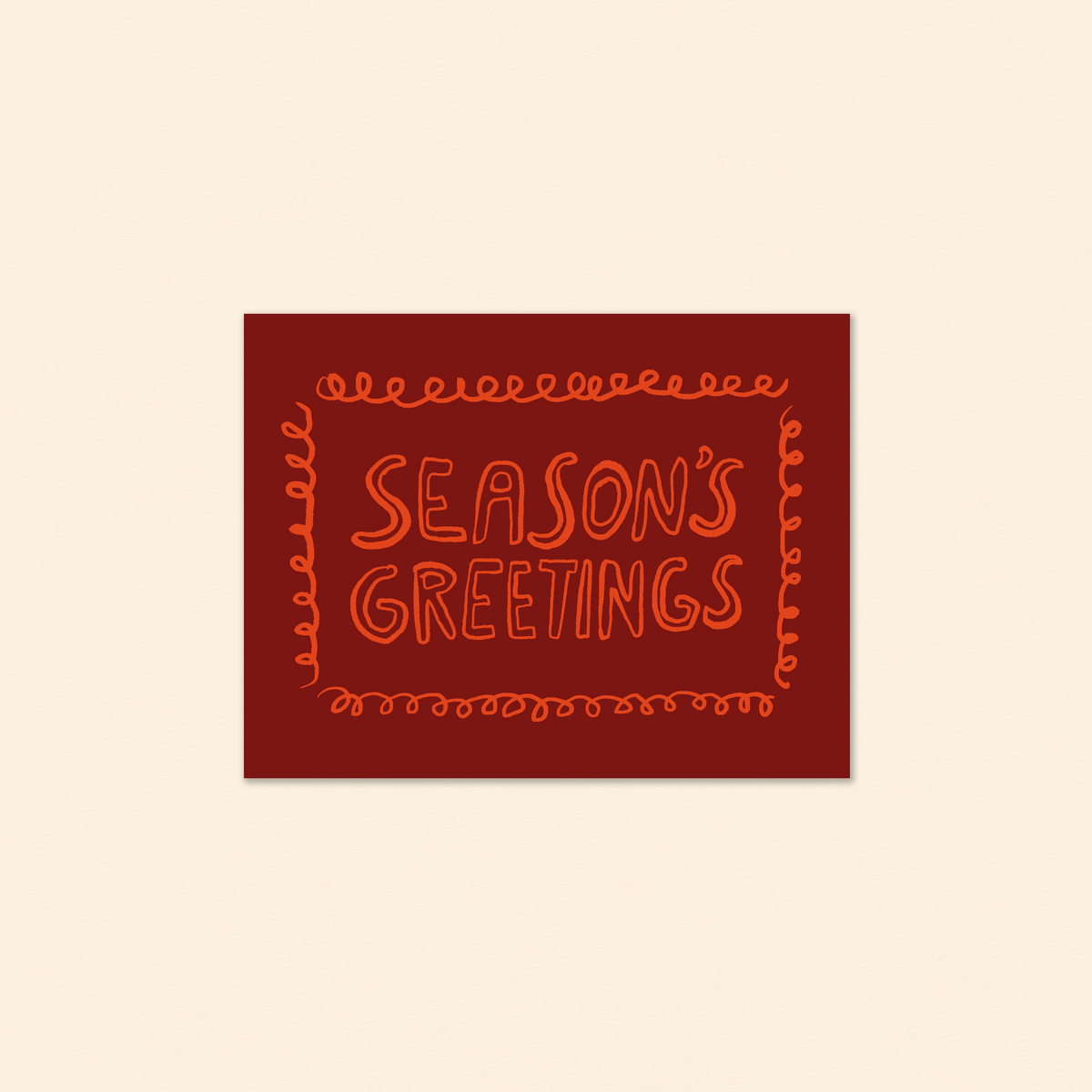 season's greetings card