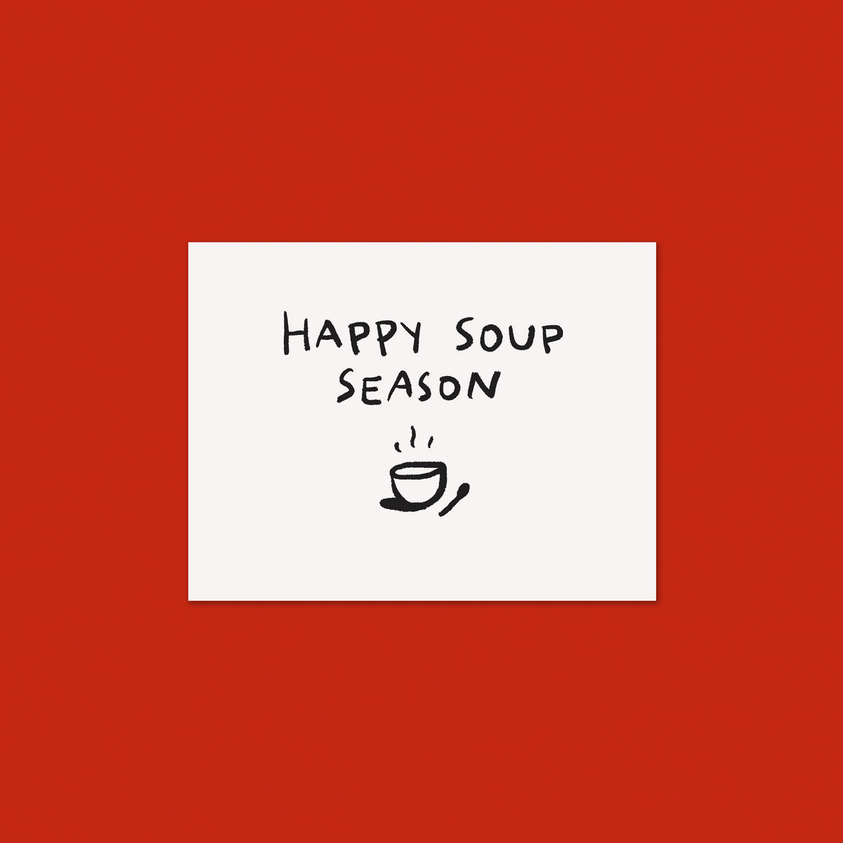 soup season greeting card