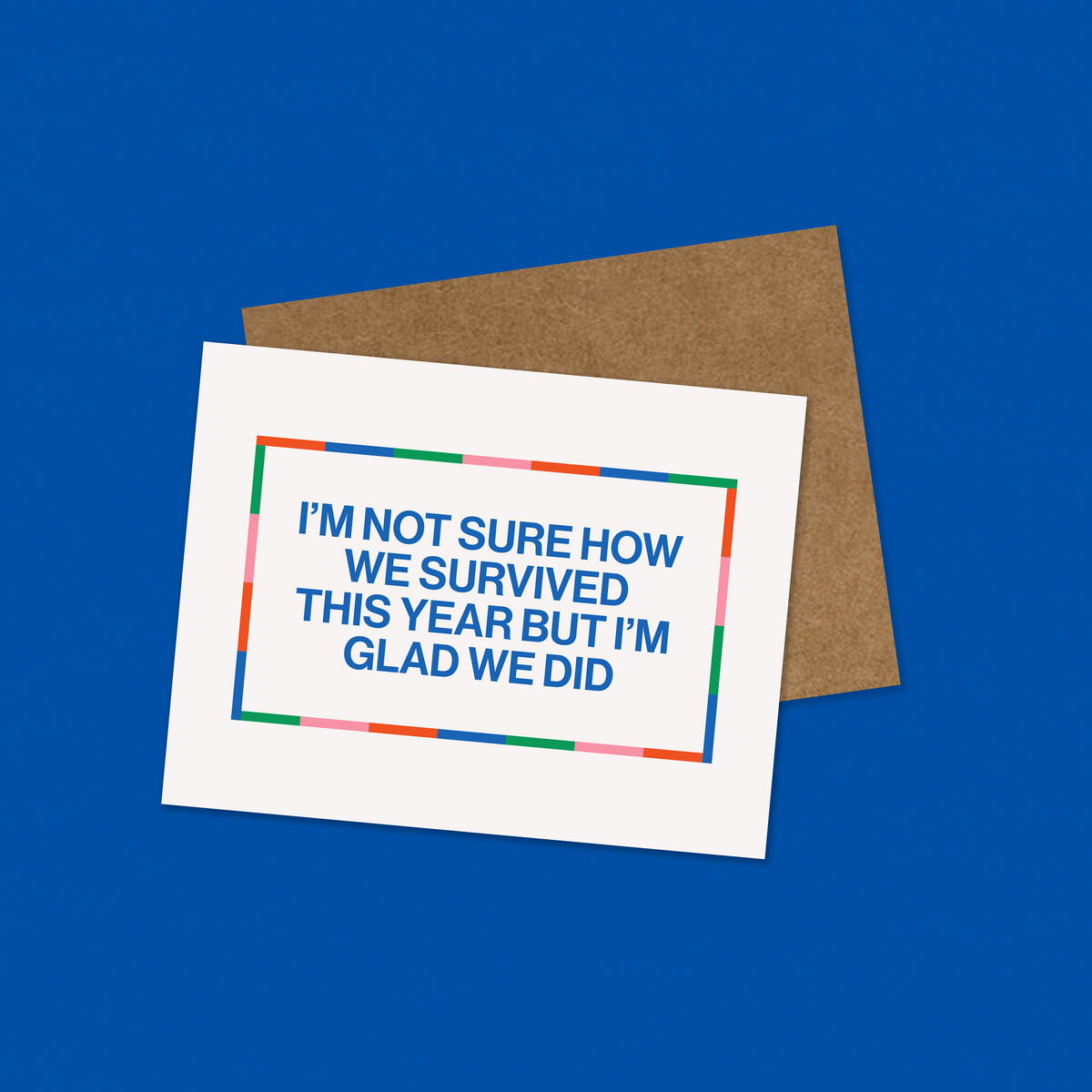 we survived the year greeting card