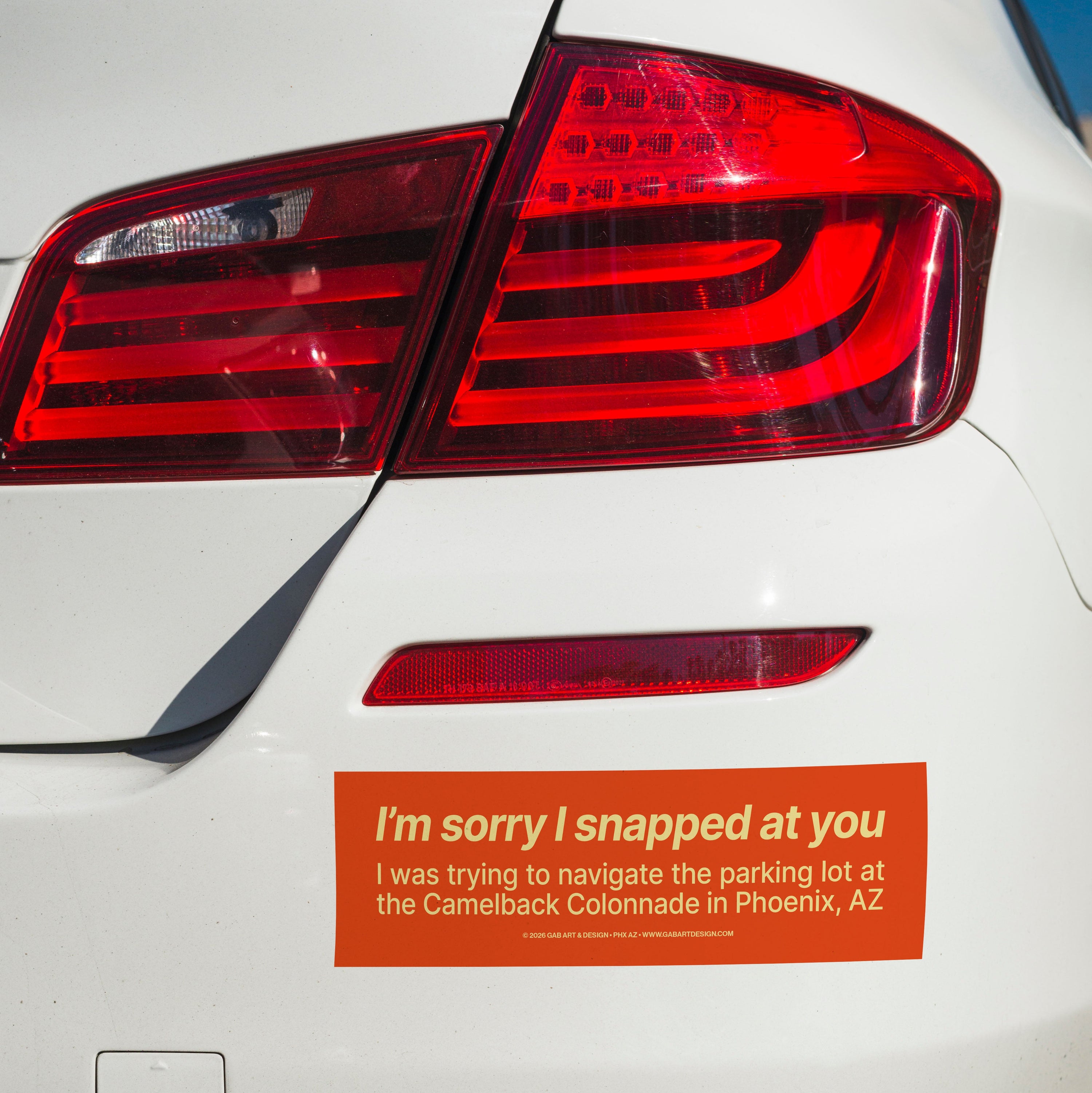 camelback colonnade bumper sticker / magnet