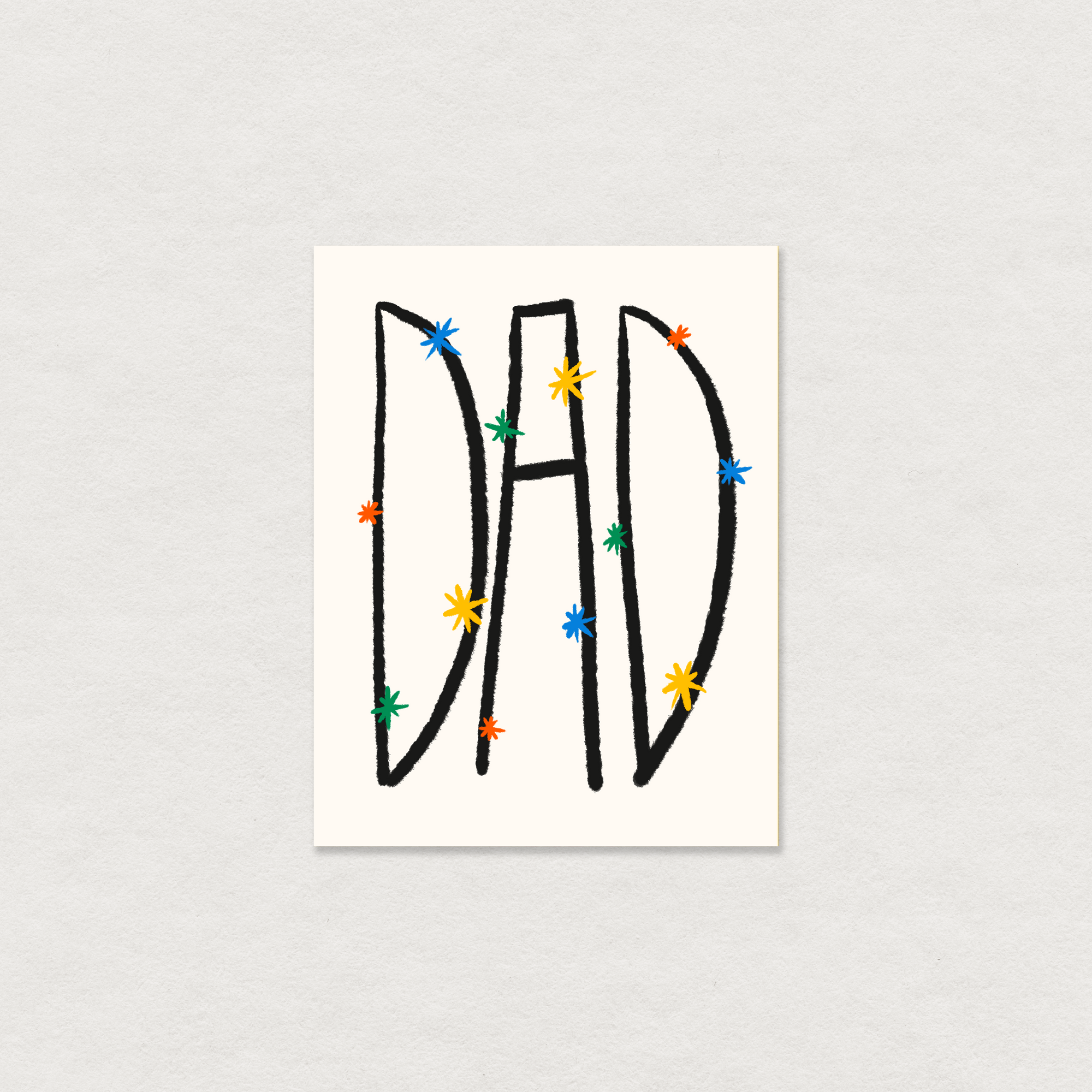 dad greeting card
