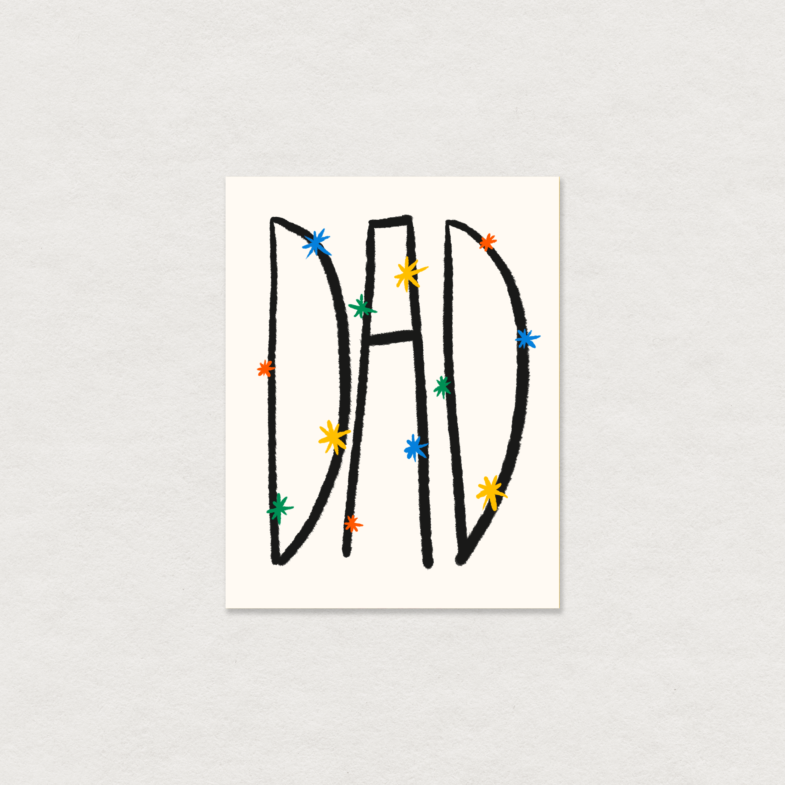 dad greeting card