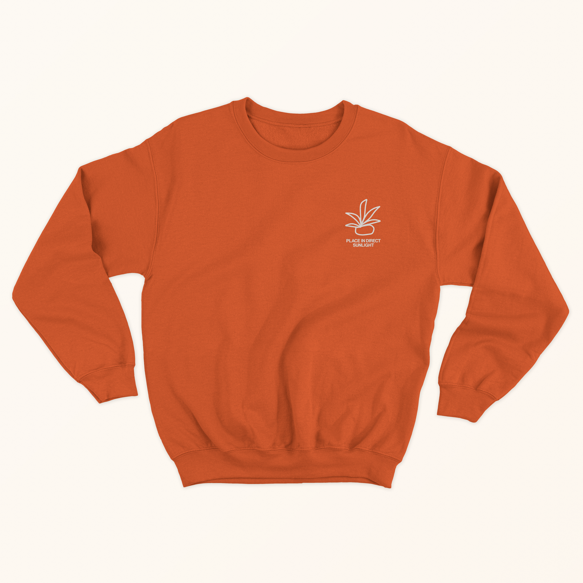 place in direct sunlight - crewneck