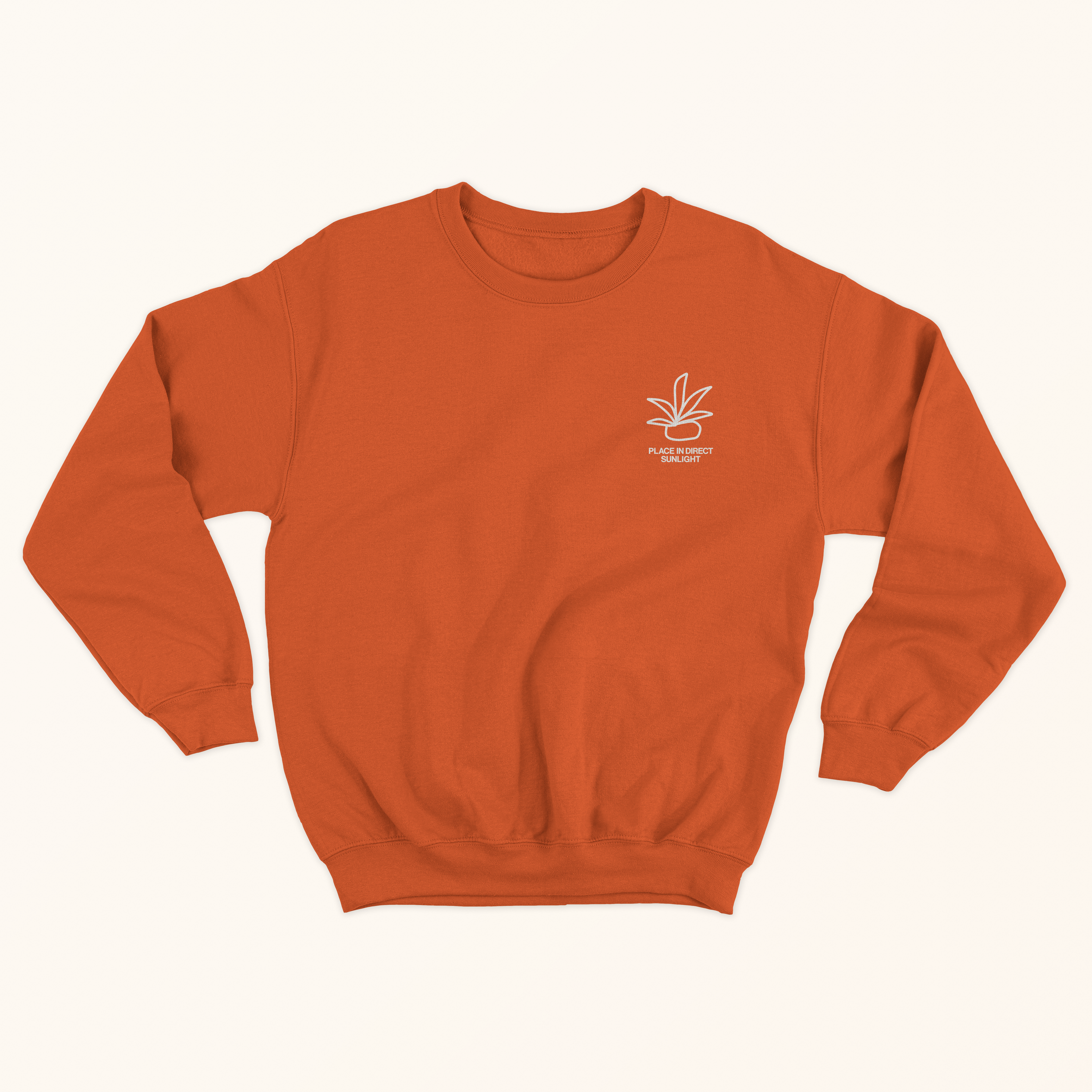 place in direct sunlight - crewneck