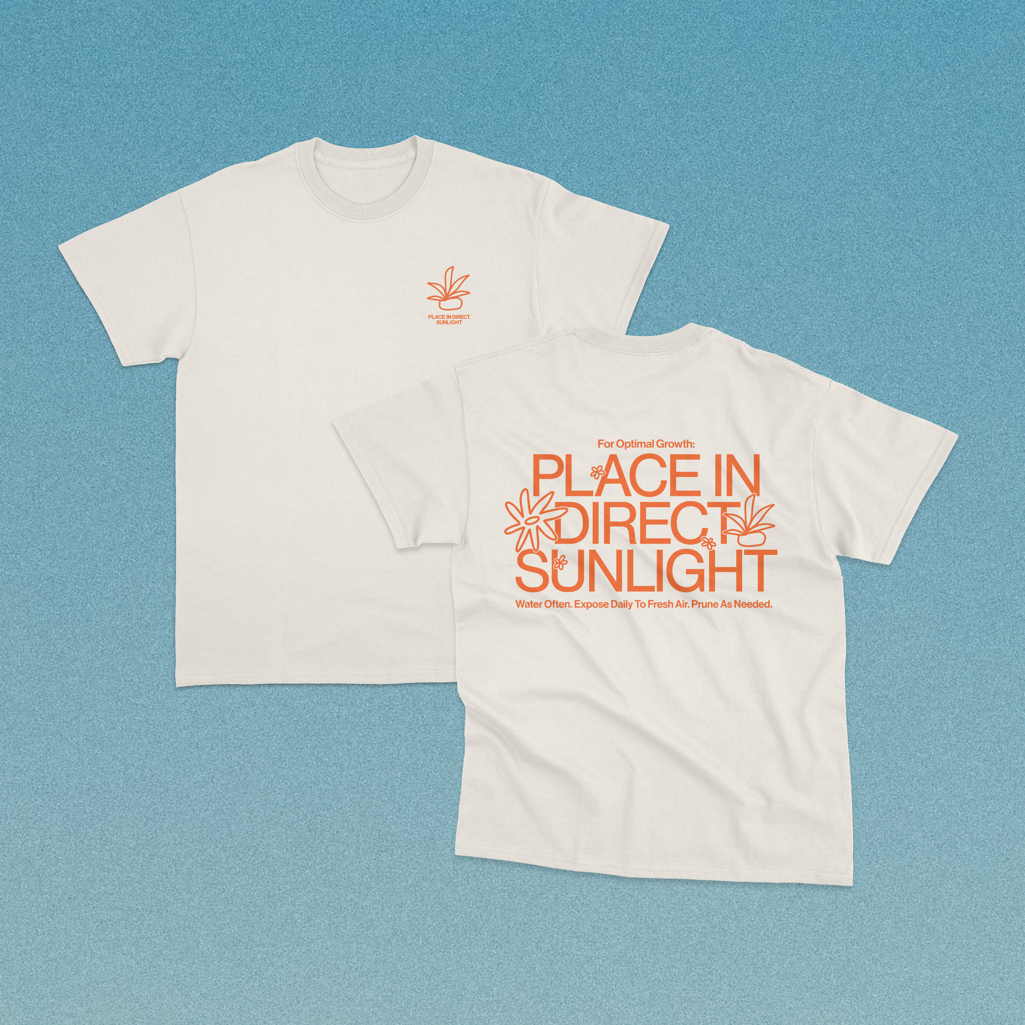 place in direct sunlight - t-shirt