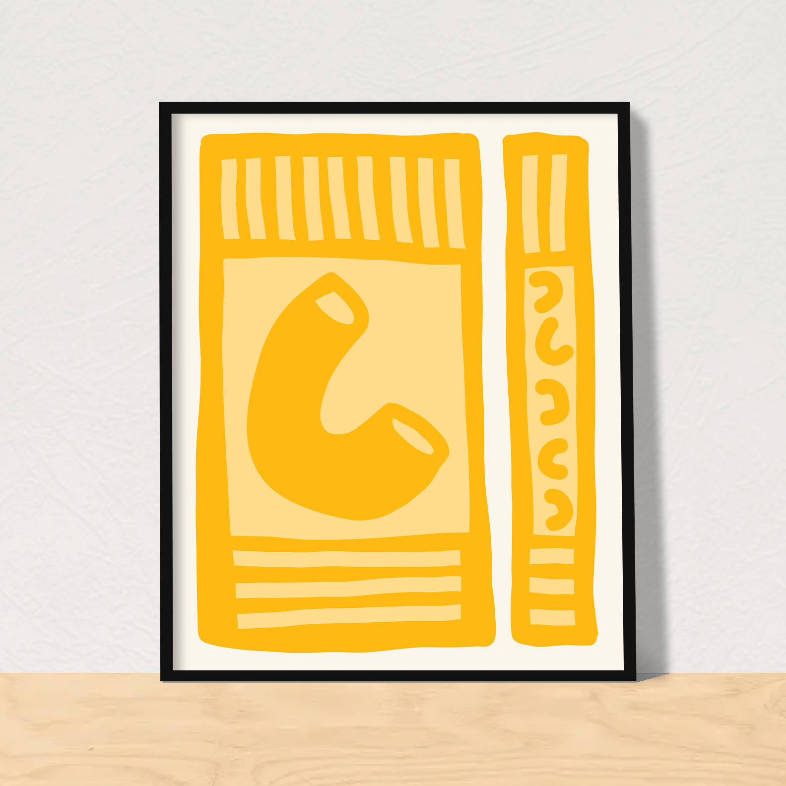 mac n cheese box print