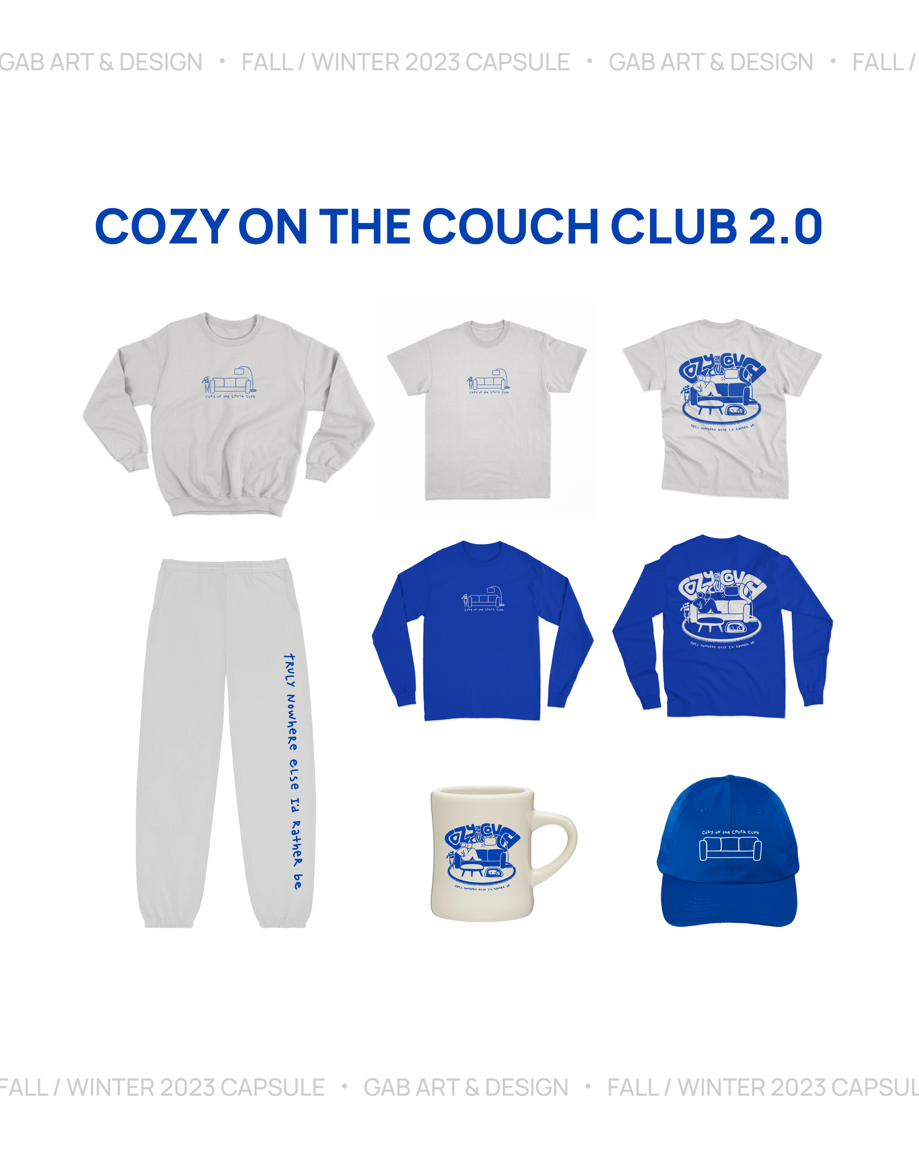 cozy on the couch club - diner mug