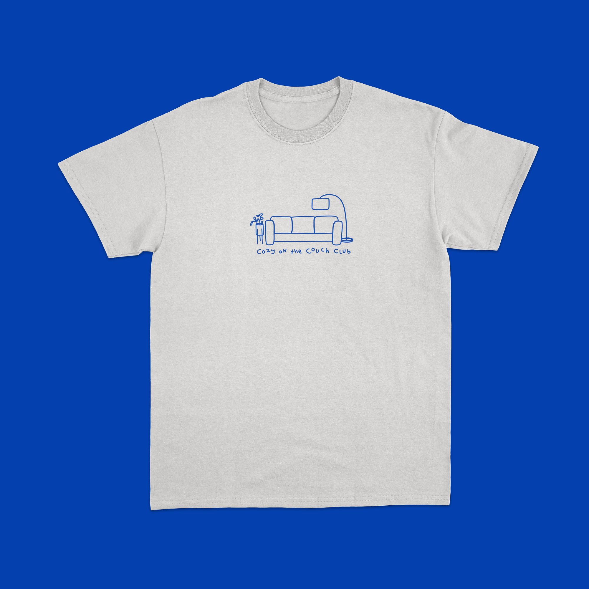 cozy on the couch club - short sleeve