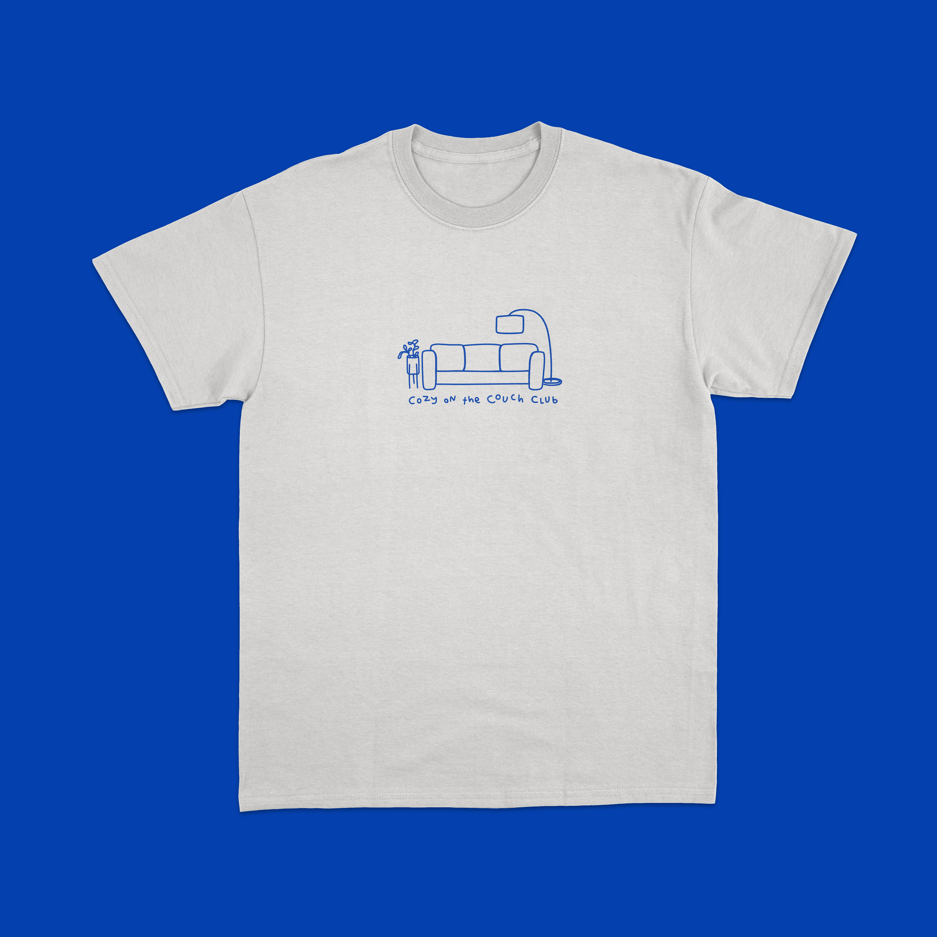 cozy on the couch club - short sleeve