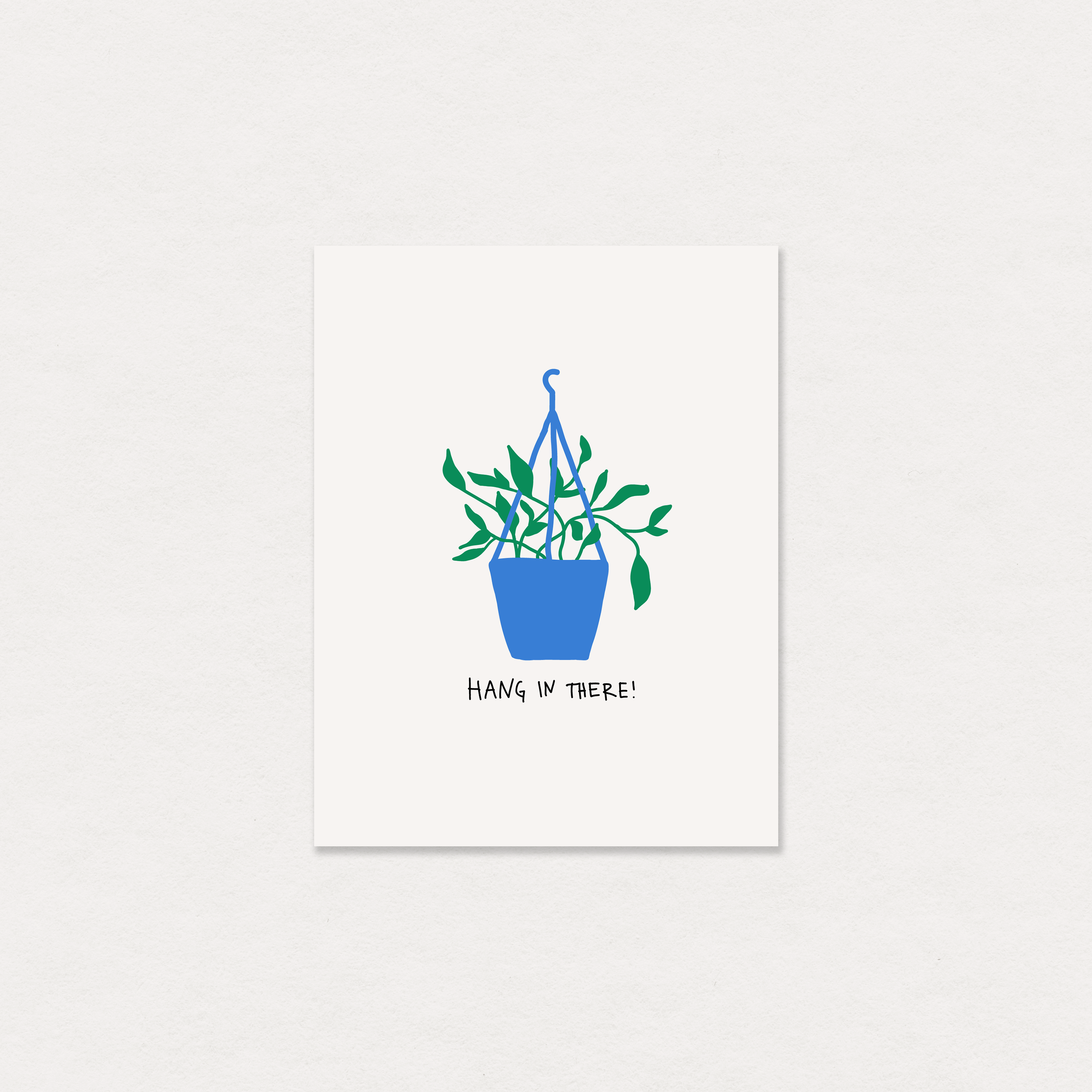hang in there greeting card