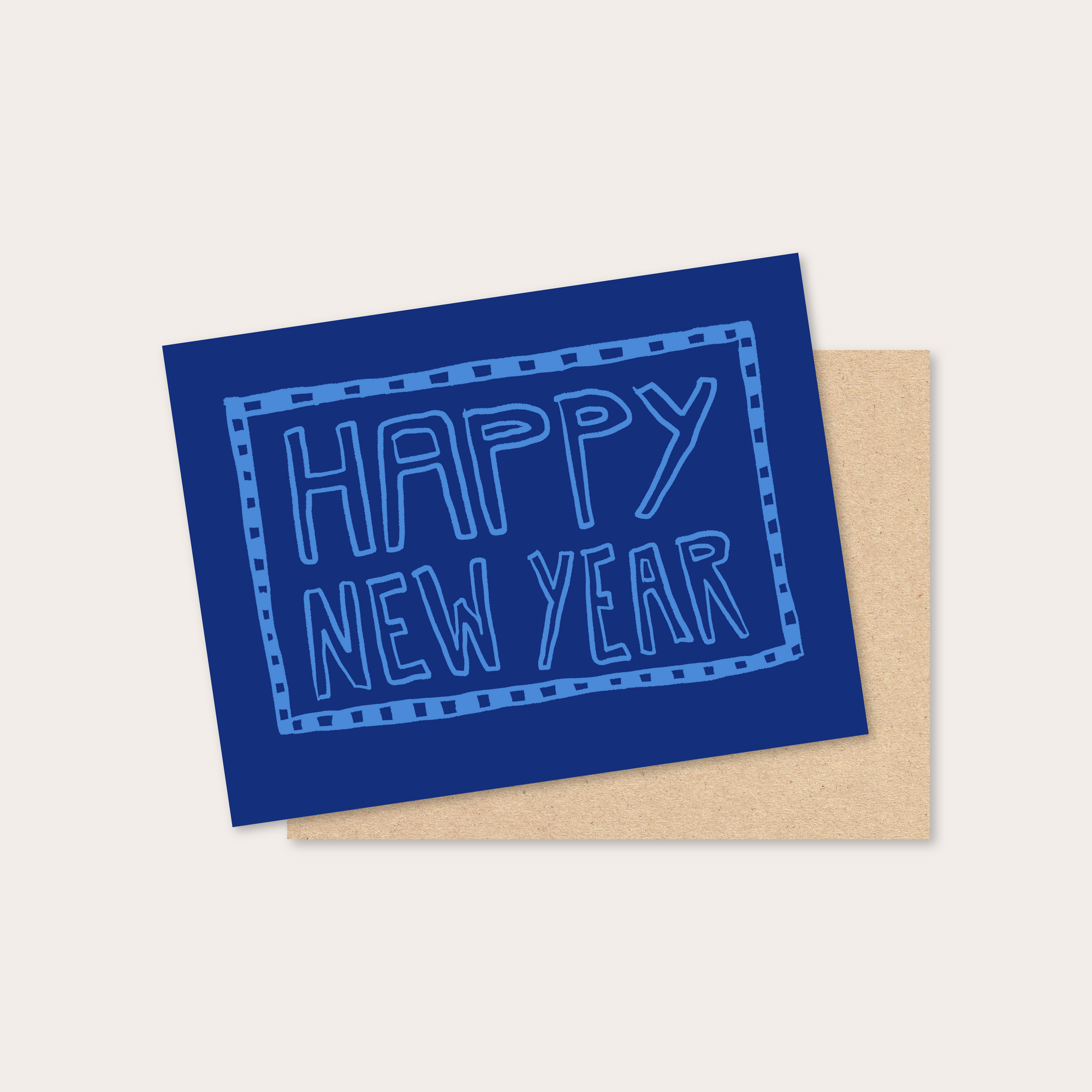 happy new year greeting card