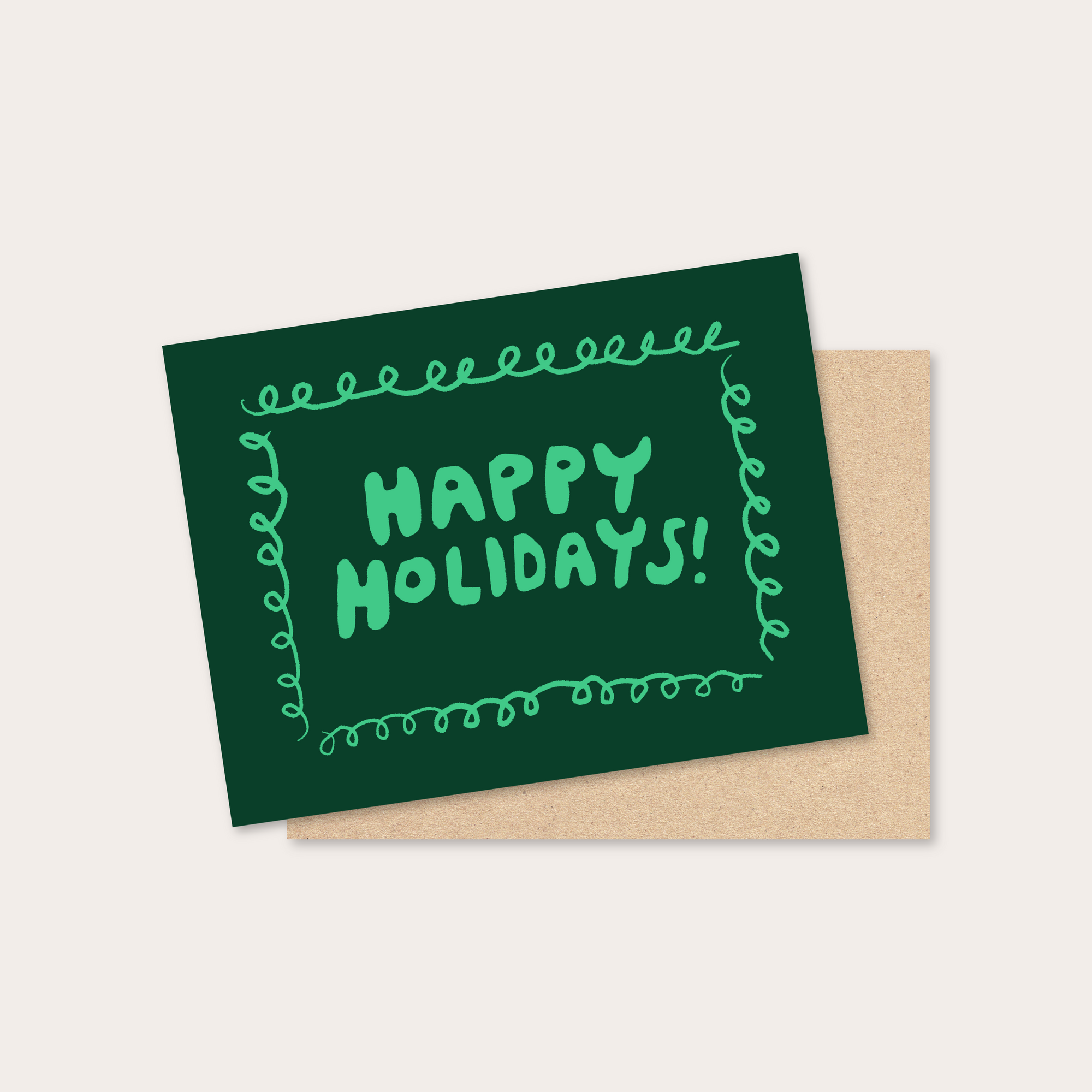 happy holidays no. 1 greeting card