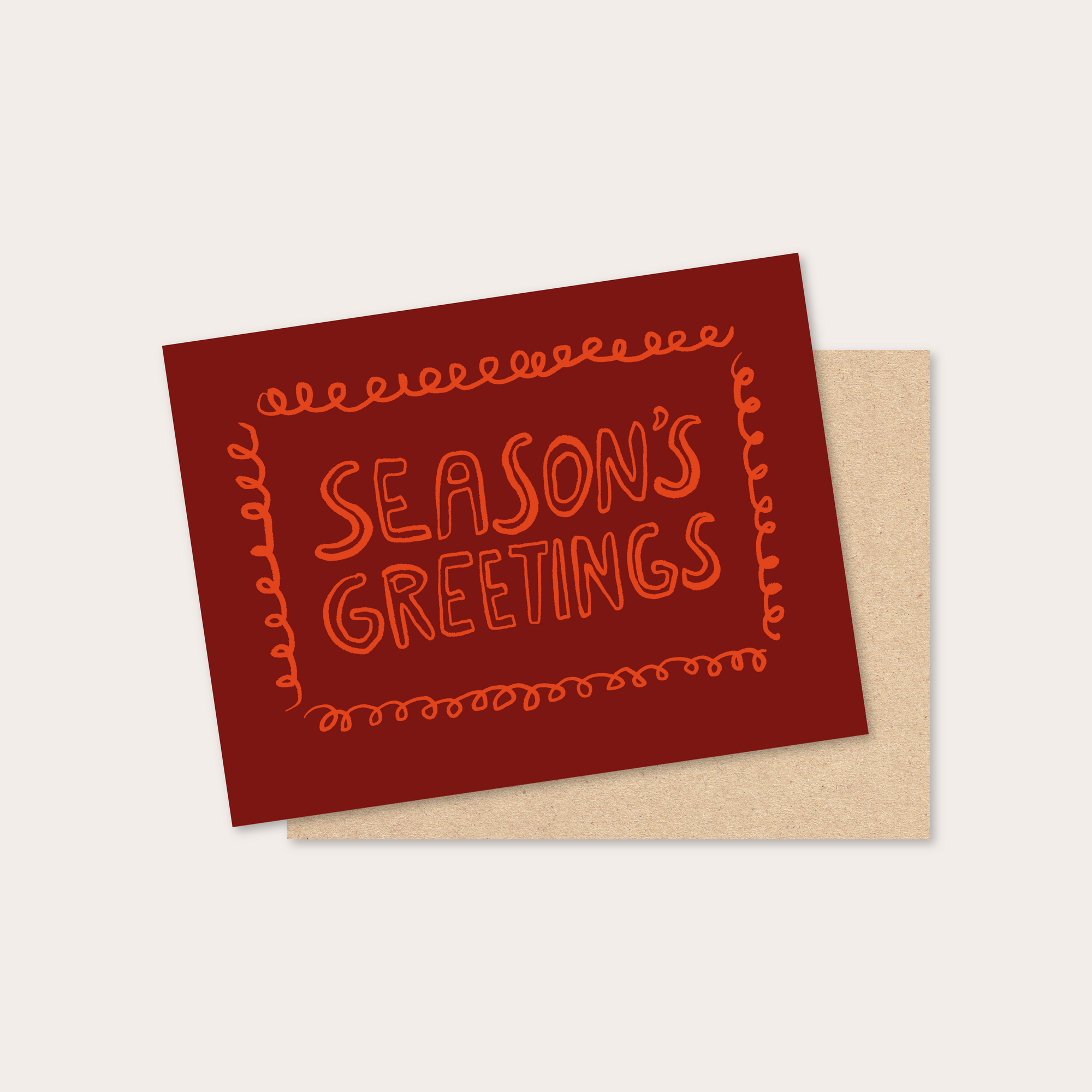 season's greetings card