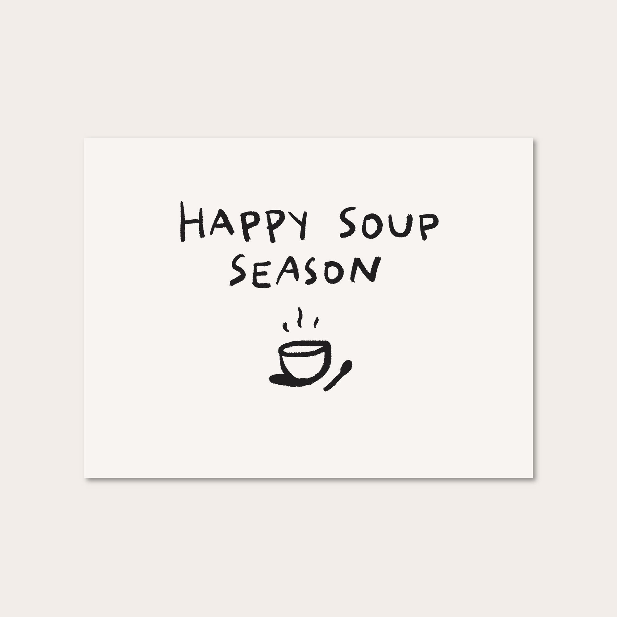 soup season greeting card
