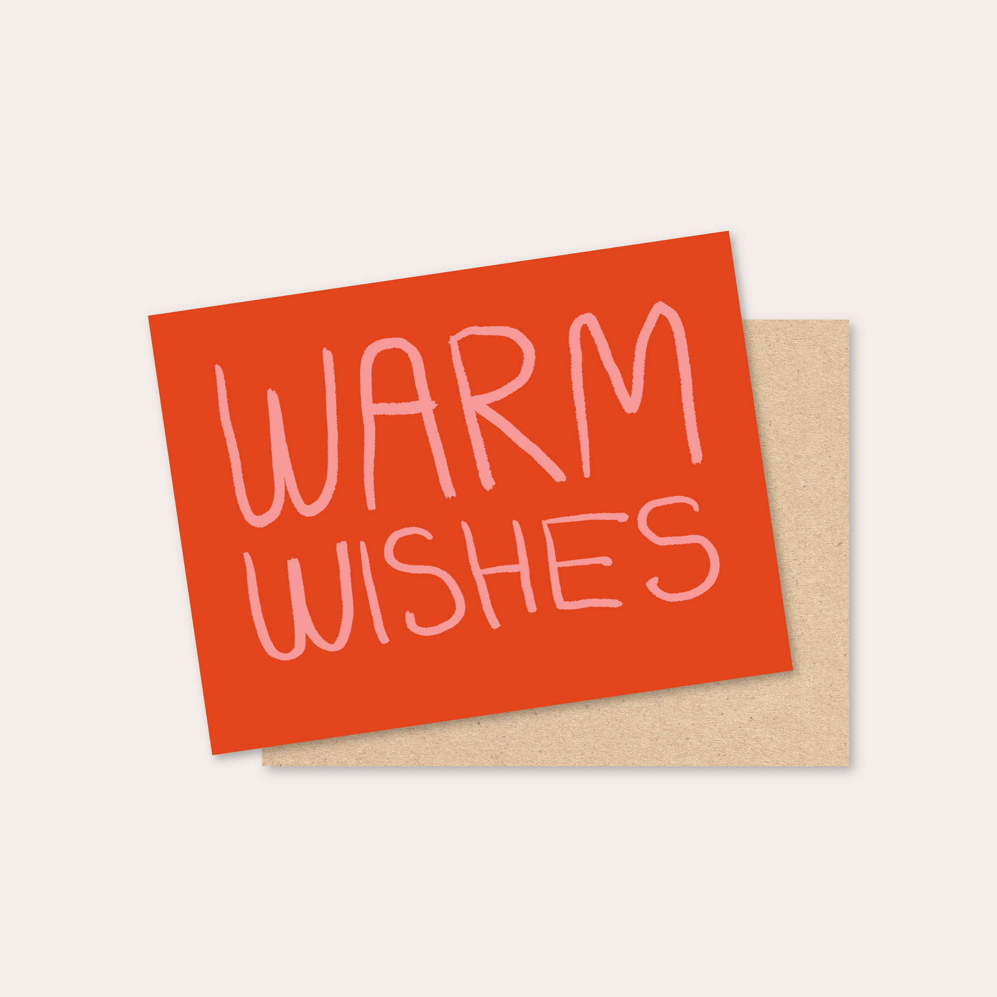 warm wishes greeting card