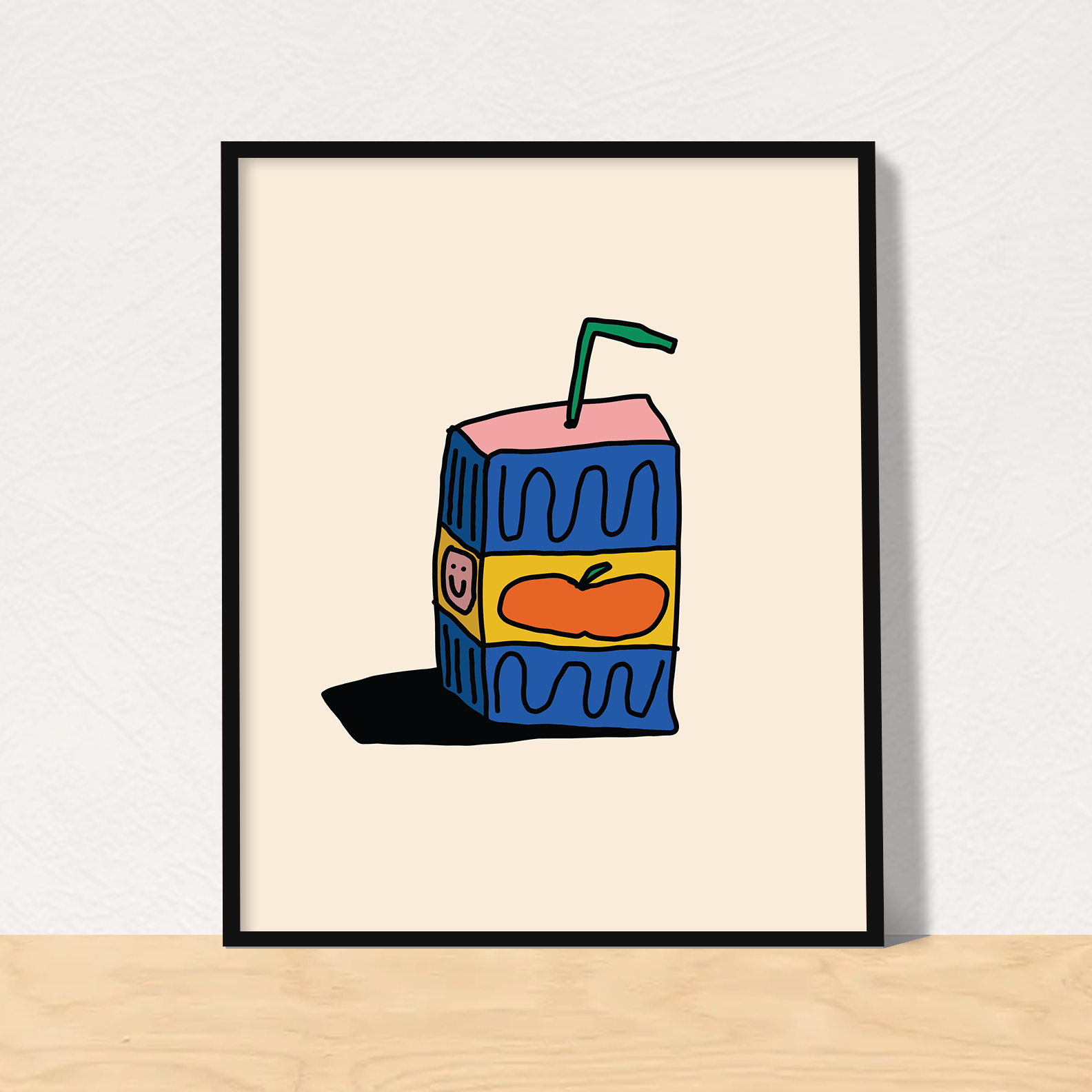 juice box art print