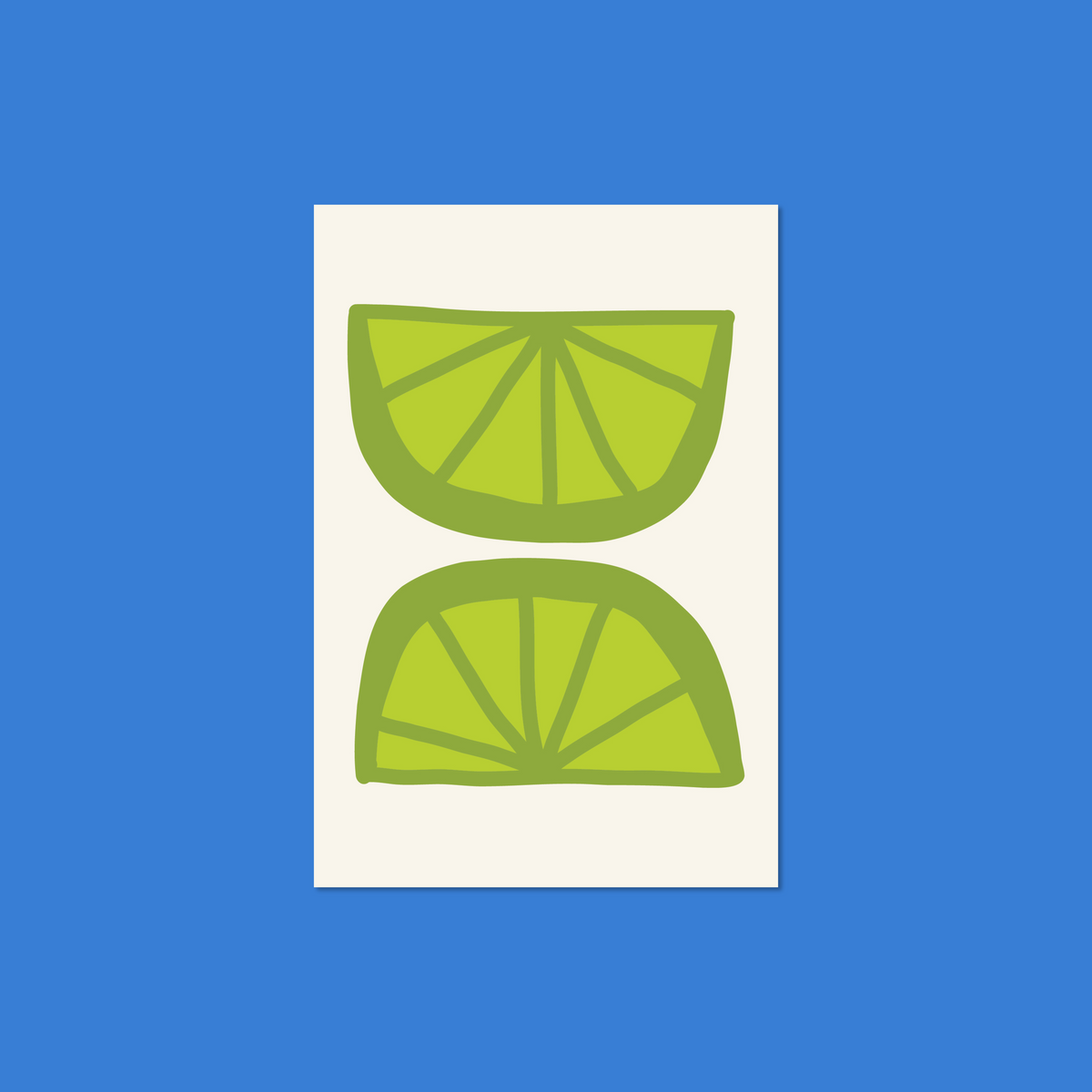 limes postcard print