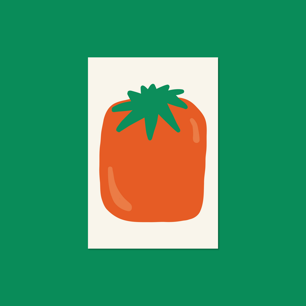 tomato postcard print