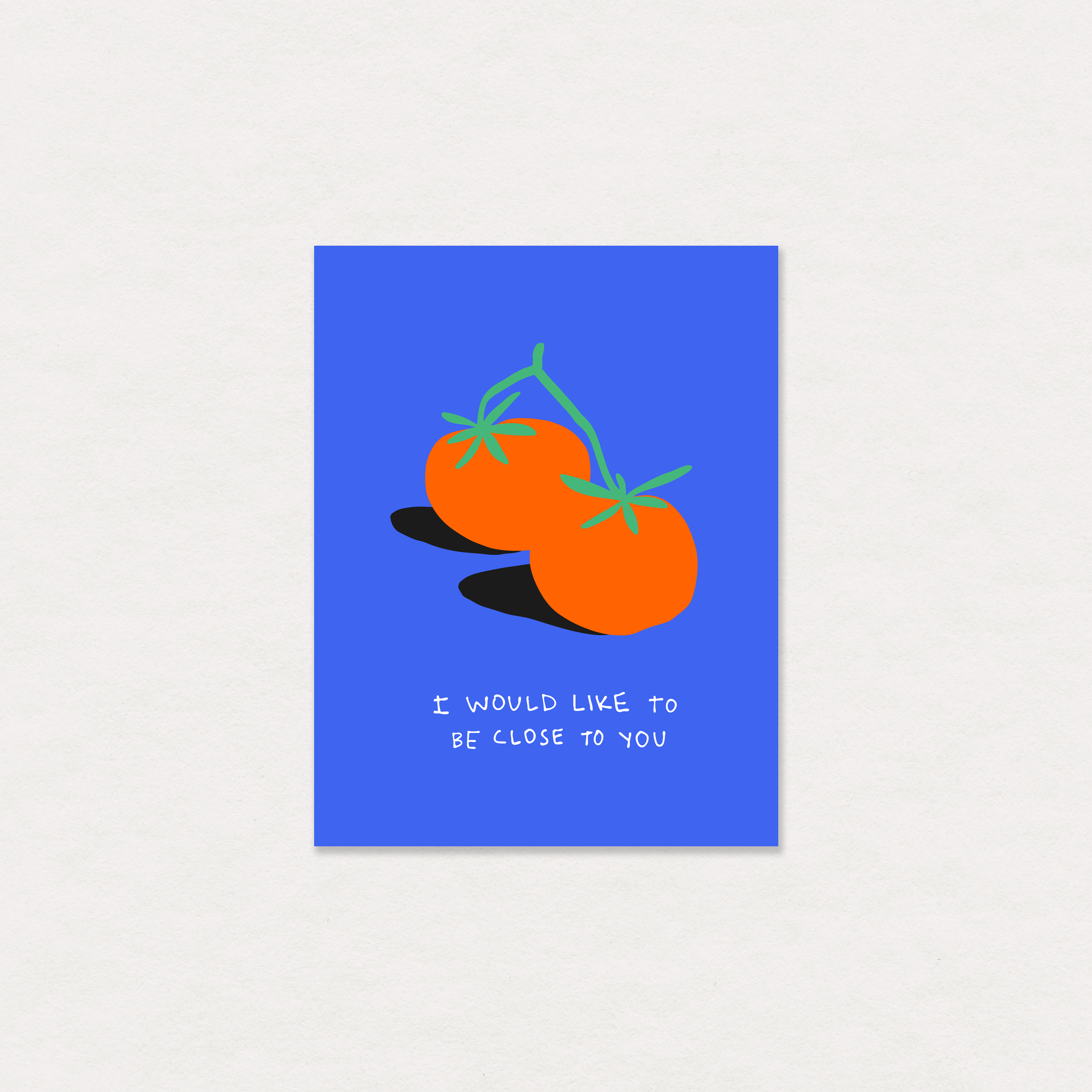 tomatoes greeting card