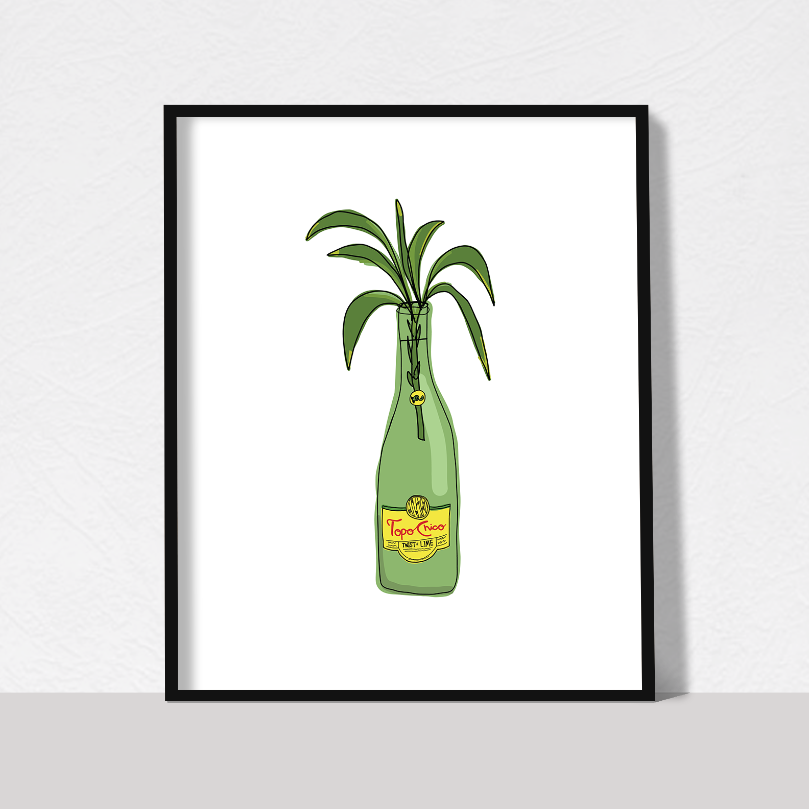 topo chico bamboo art print