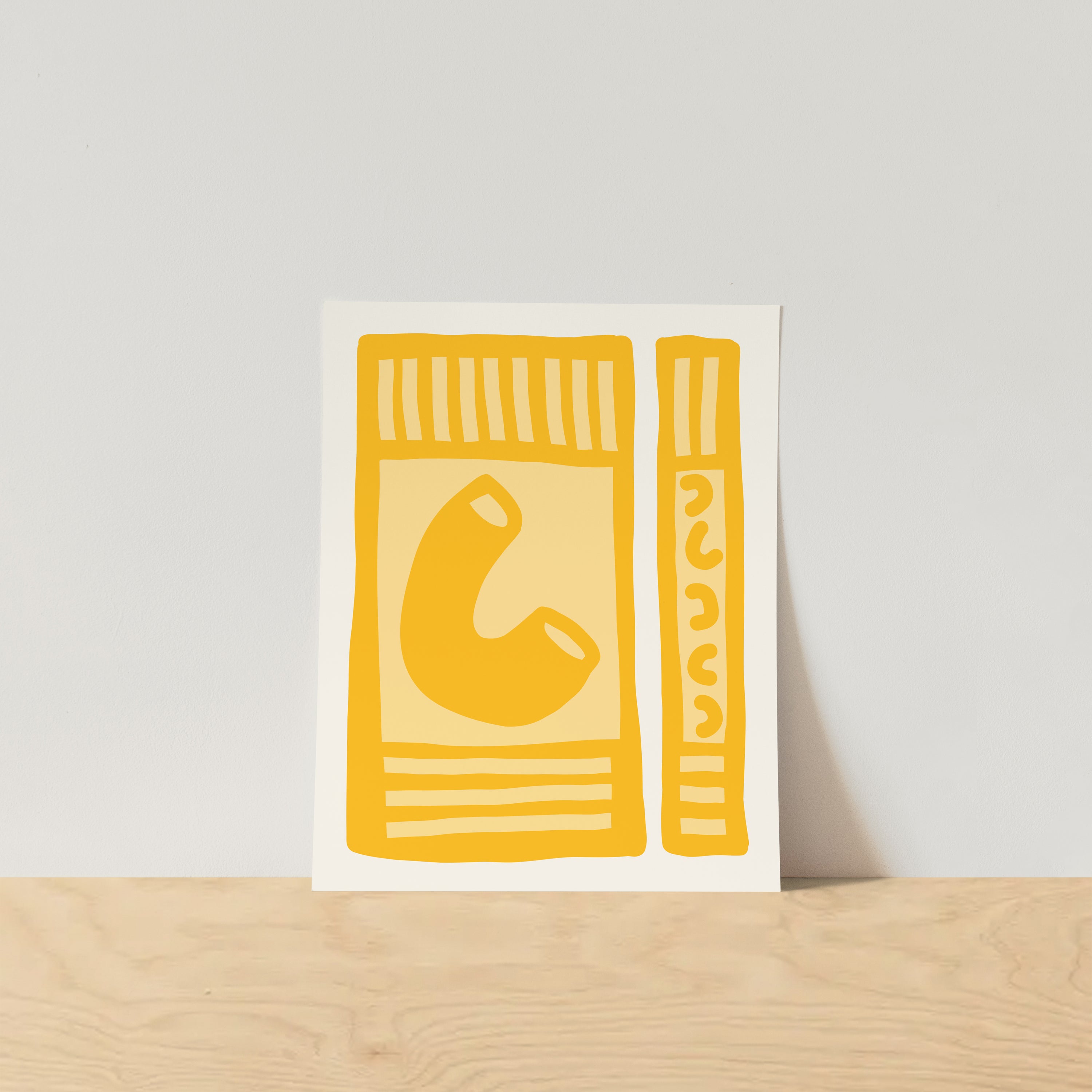 mac n cheese box print